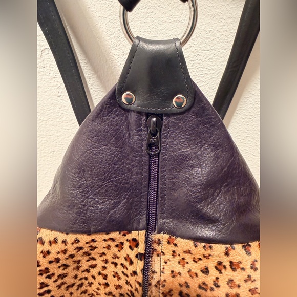 ? Leopard Print ? Backpack with Black Details main image 4